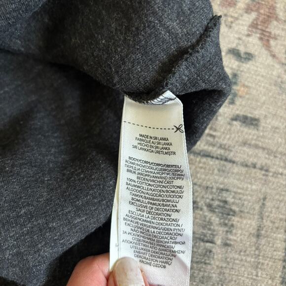 Ralph Lauren Polo 1/4 Zip Sweater Gray Knit White Pony Logo Men's XL - Picture 4 of 4